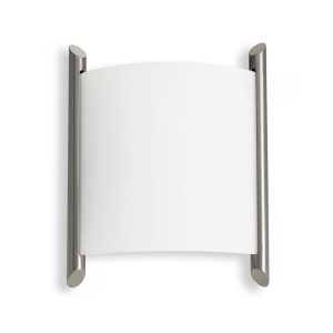 Nordica 8W LED Wall Light Satin Chrome / Warm White - WL1273-SC