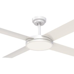 Revolution 3 52" 24W LED Dimmable AC Ceiling Fan White / Cool White - A3183