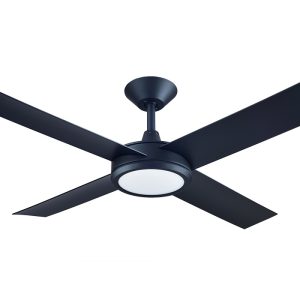 Concept 3 52" 24W LED Dimmable AC Ceiling Fan Matt Black / Cool White - A3507