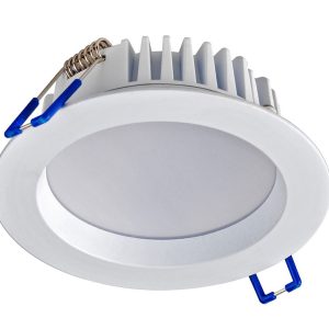 AT9012 Round 12W Dimmable LED Downlight White Frame / Tri-Colour - 11148