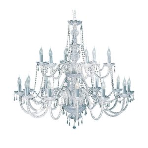 Hale 18 Light Chandelier Chrome - CRC-HALE-18P