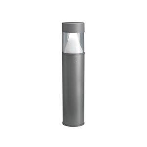 Eclipse 22W LED Bollard Silver / Warm White - DUB80-SI