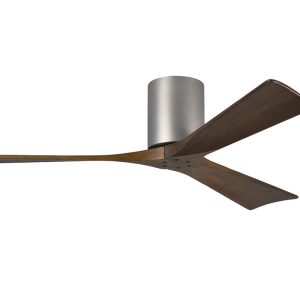 Irene-3 Hugger 52" DC Ceiling Fan With Remote Brushed Nickel - IR3H-BN-52