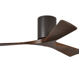 Irene-3 Hugger 42" DC Ceiling Fan With Remote Textured Bronze - IR3H-TB-42