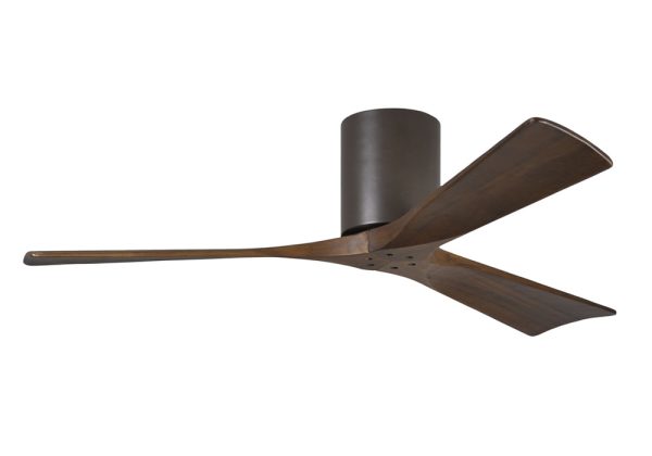 Irene-3 Hugger 52" DC Ceiling Fan With Remote Textured Bronze - IR3H-TB-52