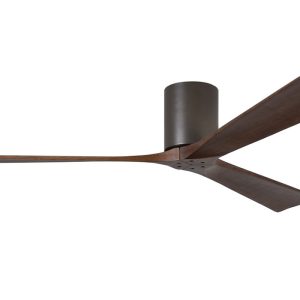 Irene-3 Hugger 60" DC Ceiling Fan With Remote Textured Bronze - IR3H-TB-60