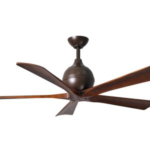 Irene-5 52" DC Ceiling Fan With Remote Textured Bronze - IR5-TB-52