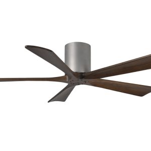 Irene-5 Hugger 52" DC Ceiling Fan With Remote Brushed Nickel - IR5H-BN-52