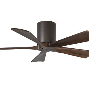 Irene-5 Hugger 52" DC Ceiling Fan With Remote Textured Bronze - IR5H-TB-52