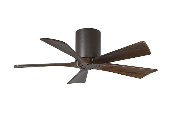 Irene-5 Hugger 52" DC Ceiling Fan With Remote Textured Bronze - IR5H-TB-52