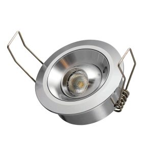 Tilting Eave Lite 6W Pure LED Stainless Steel / Warm White - EAVE/T6/L/SS