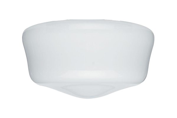 Schoolhouse 8" Ceiling Fan Lights Glass Only Opal - 22515
