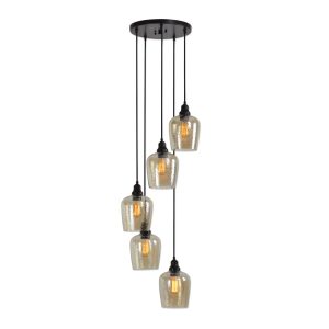 Aarush 5 Light Cluster Pendant - 22119