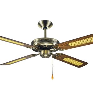 Majestic 52" AC Ceiling Fan Coolah Antique Brass - 837