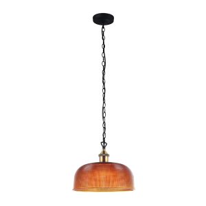 Maison 1 Light Pendant Large Amber - OL62255/27AM