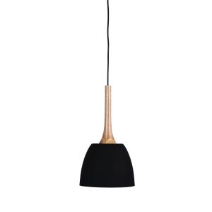 Malt 1 Light Pendant Small Matt Black - OL64822BK