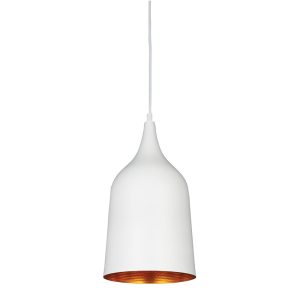 Plato 1 Light Pendant Matt White - OL67421WH