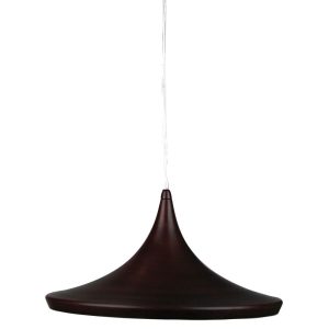 Chino 1 Light Pendant Large Brown - OL67452BR