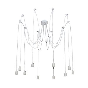 Philly 10 Light Multi Suspension White - OL69351WH