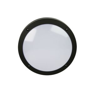 Tonato 1 Light Round Bunker Light Black - OL7901BK