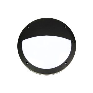 Tonato 1 Light Round Eyelid Bunker Light Black - OL7902BK