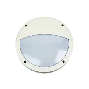 Tonato 1 Light Round Eyelid Bunker Light White - OL7902WH