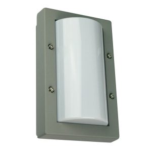 Senza 1 Light Mini Bunker Wall Light Silver - SG70521SIL