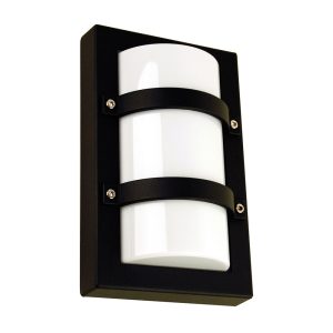 Trio 1 Light Mini Guard Bunker Light Black - SG70522BK