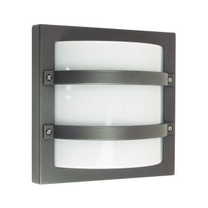 Largo 1 Light Guard Bunker Wall Light Graphite - SG70560GP