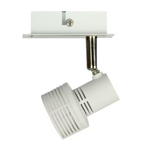 Zip 1 Light Adjustable Spotlight White - OL58570/1WH