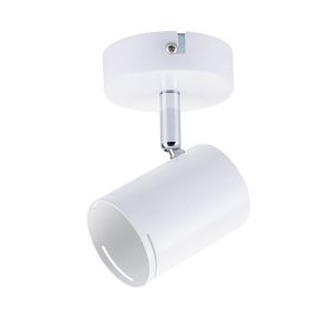 Baril 1 Light Adjustable Spotlight White - OL58610/1WH