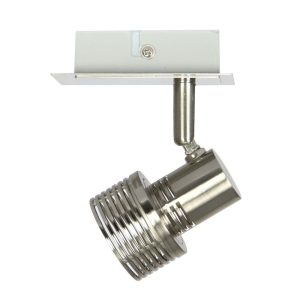 Zip 1 Light Adjustable Spotlight Brushed Chrome - OL58570/1BC