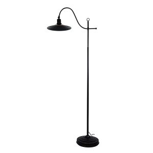 Boston 1 Light Industrial Floor Lamp Rubbed Bronze - SL98513RB