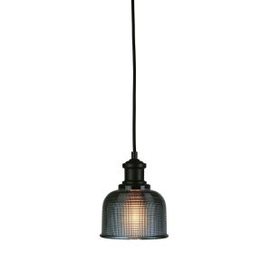 Maison 1 Light Pendant Small Blue - OL2255/15BL + OL69321BK