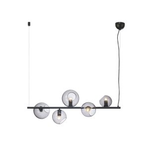 Sinus 5 Light Pendant Black - SL64413/5BK