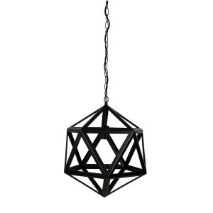 Geo 1 Light Pendant Black - SL64531BK