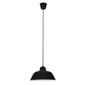 Forge 1 Light Pendant Small Matt Black - SL64730BK