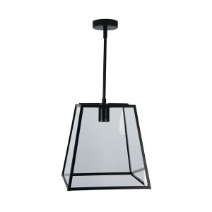 Eaton 1 Light Pendant Large Black - SL64902BK