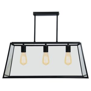 Eaton 3 Light Pendant Black - SL64903BK