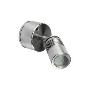 Euro Wall Spot 240V Retro Stainless Steel - EWS/R/SS