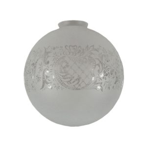 Sheffield 12" Sphere Etched Glass - 3090055