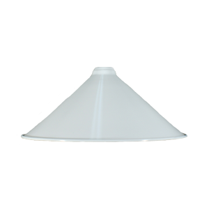 Edwardian 390mm Coolie Metal Shade White - 3090280