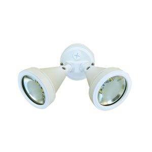 Cadet 10 Watt 2 Light Adjustable LED Spotlight White / Cool White - LW7122WH