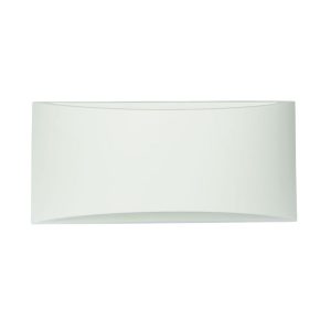 Lia 1 Light Plaster Wall Washer White - OL53512