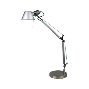 Forma Adjustable Desk Lamp Matt Silver - OL92961SIL