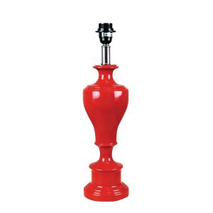 Ella Table Lamp Red Base Only - OL97985RD