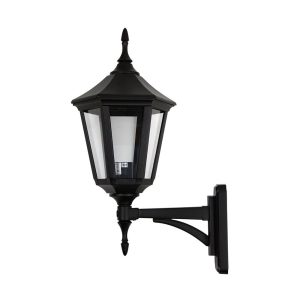 Ibiza 1 Light Exterior Wall Light Black - SG70420BK