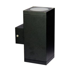 Kube Up/Down 240V Wall Pillar Light Black - SG71202BK