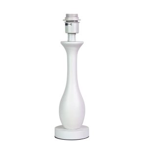 Barton Timber Table Lamp White Base Only - OL97951WH