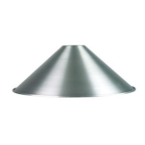 Victoriana 14" Industrial Metal Shade Brushed Aluminium - OL2270/34AL